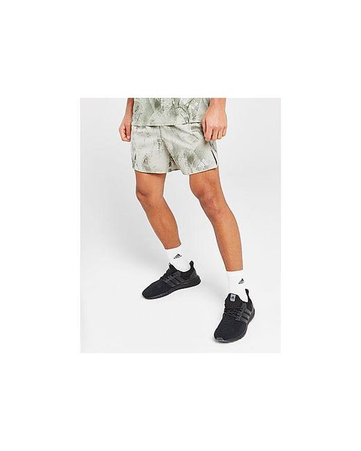 Adidas Black Ultimate Allover Print Shorts for men