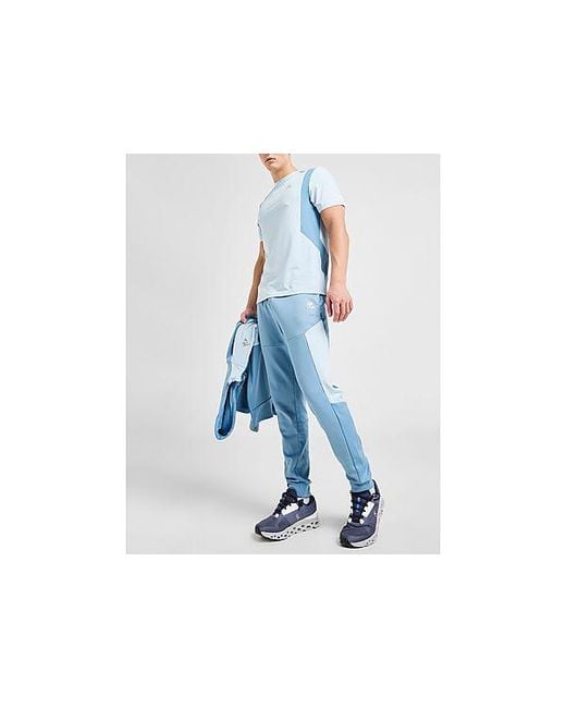 MONTIREX Blue Flex Grid Track Pants for men