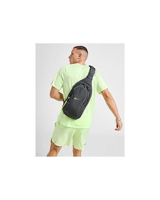 Nike Black Sportswear Essentials Sling Bag for men