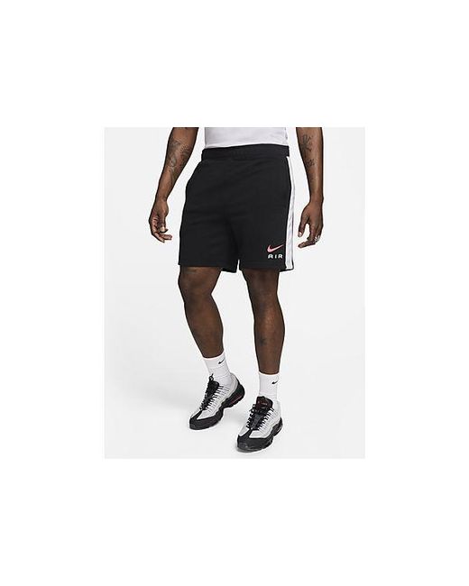 Nike Black Swoosh Fleece Shorts for men