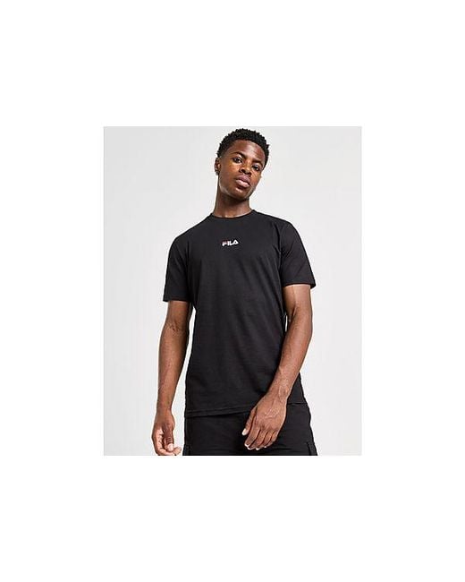 Fila Black Chandro T-shirt/cargo Shorts Set for men