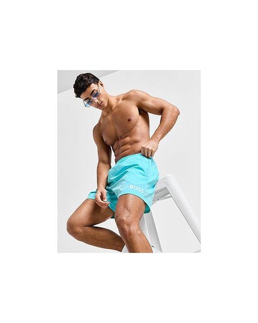 Boss Black Dolphin Swim Shorts for men