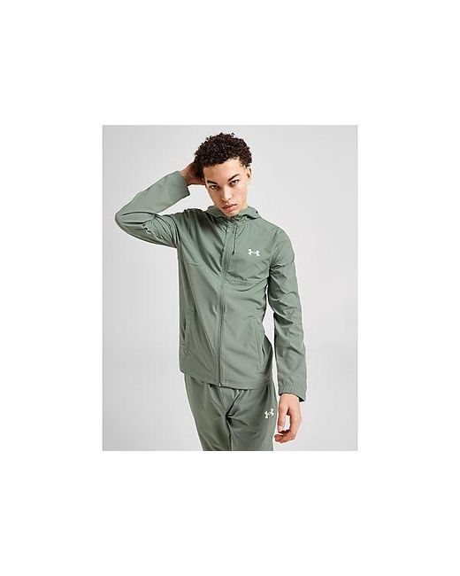 Under Armour Green Lock-up Woven Mix Jacket for men