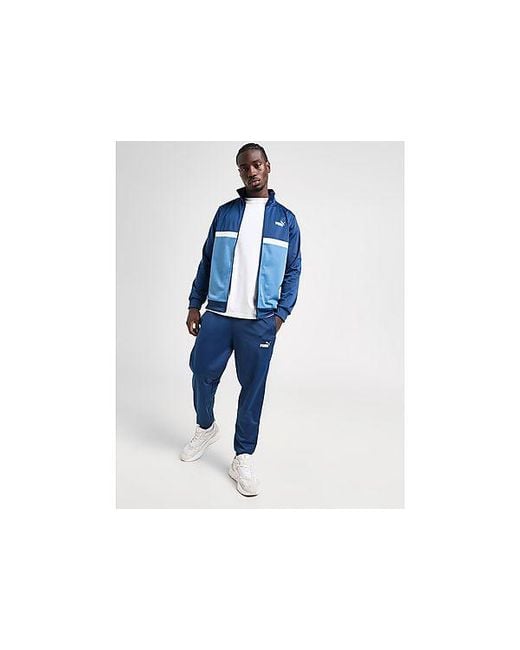 PUMA Black Poly Tracksuit for men