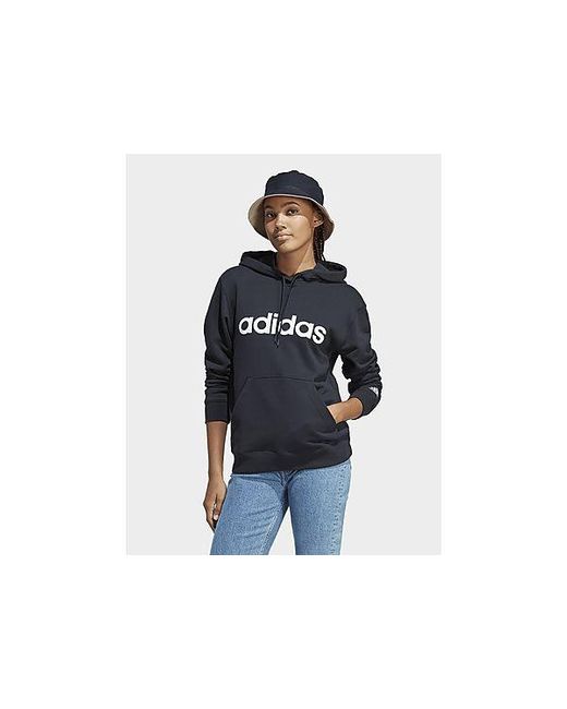 Adidas Black Essentials Linear Hoodie