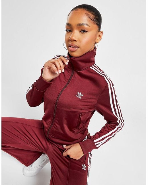 adidas Originals Firebird Track Top in Red Lyst UK