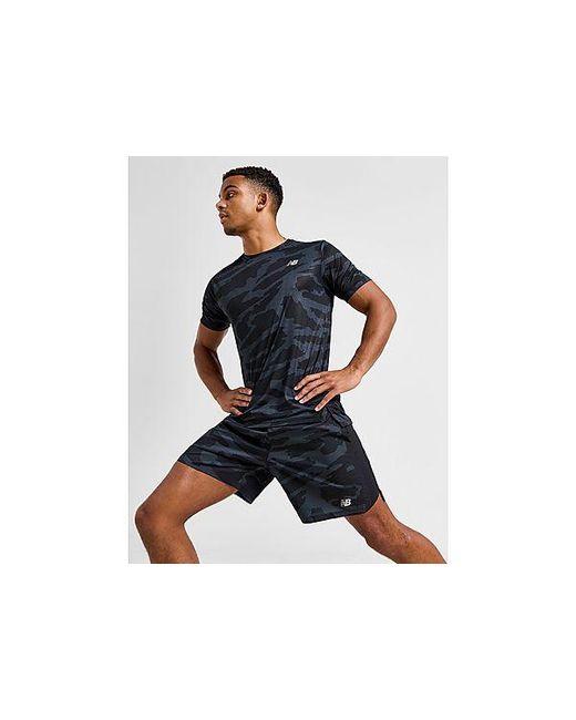 New Balance Black Printed Accelerate T-shirt for men