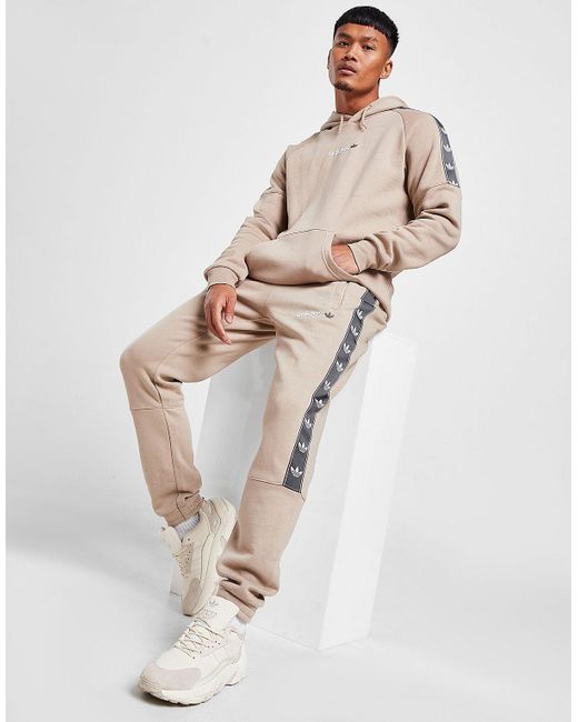 Adidas originals tape fleece joggers sale
