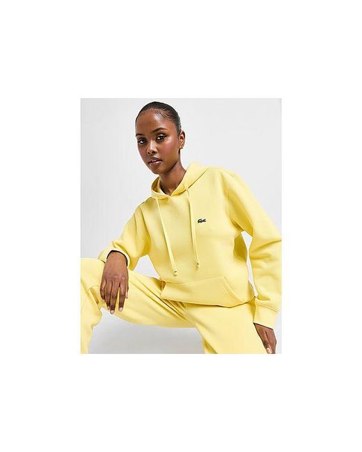 Lacoste Yellow Small Logo Hoodie