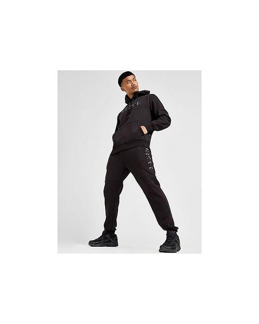 Nicce London Mercury Camo Joggers in Black for Men Lyst UK