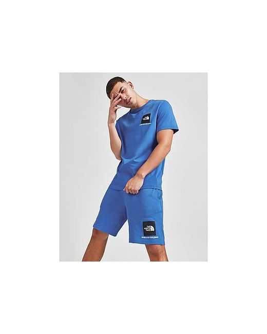 The North Face Blue Fine Box Shorts for men