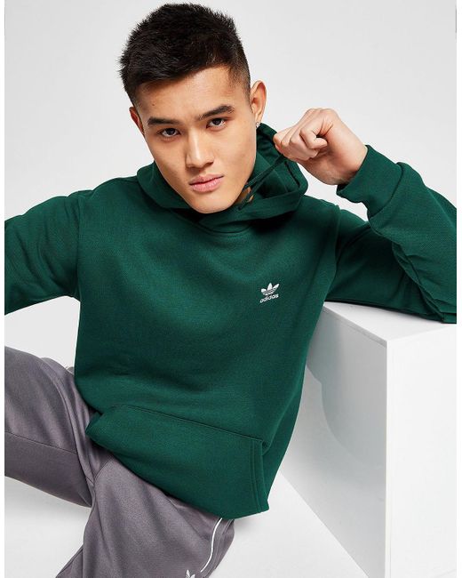 Adidas originals polar fleece hoodie in gree sale