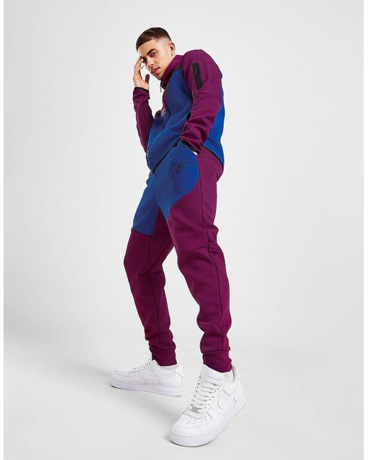 Nike Tech Fleece Joggers in Purple/Blue (Purple) for Men | Lyst UK