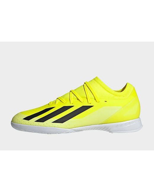 Adidas Yellow X Crazyfast League Indoor Boots