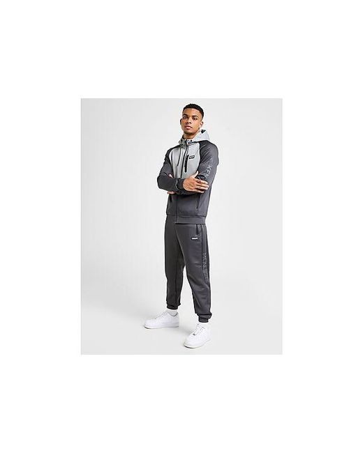 McKenzie Black Mount Poly Track Pants for men