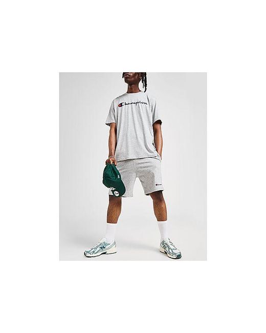 Champion Black Small Logo Core Shorts for men