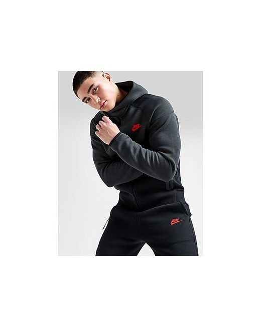 Tech Fleece Full Zip Felpa con cappuccio di Nike in Black da Uomo