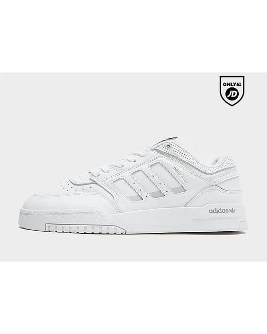 Drop Step Low di Adidas Originals in White da Uomo
