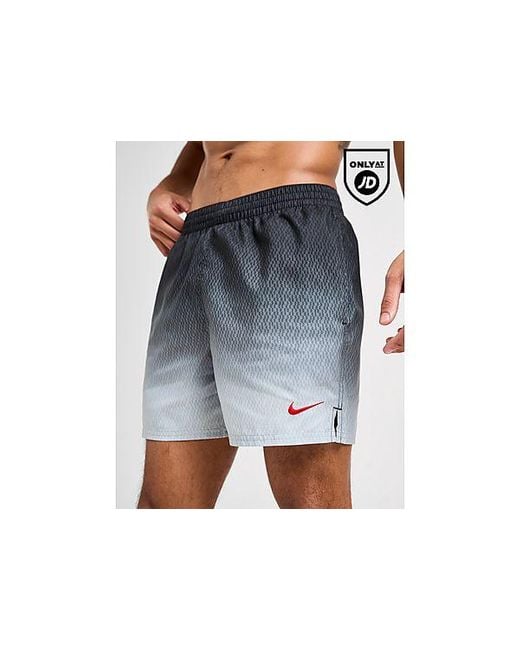 Short De Bain Imprimé Nike pour homme en coloris Black