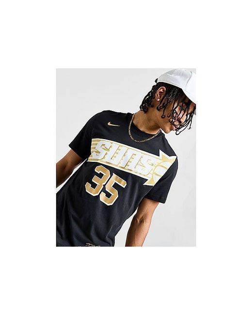 Nike Black Nba Phoenix Suns Select Series Durant #35 T-shirt for men