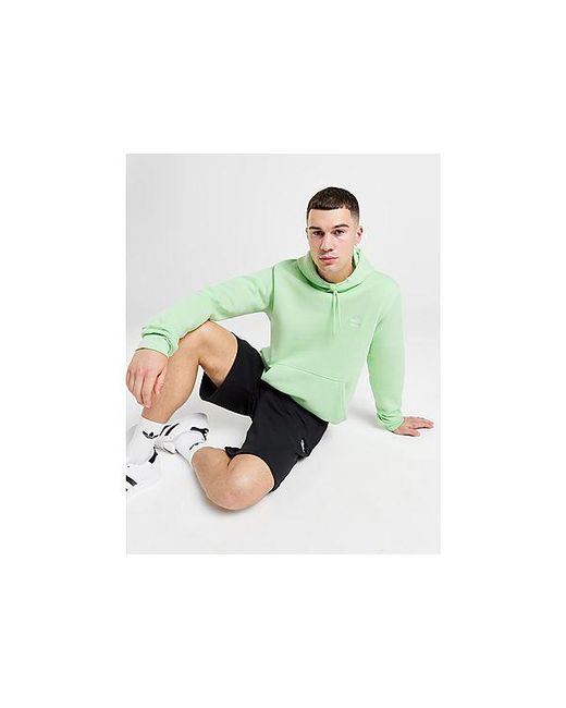 Adidas Originals Green Trefoil Essential Fleece Hoodie