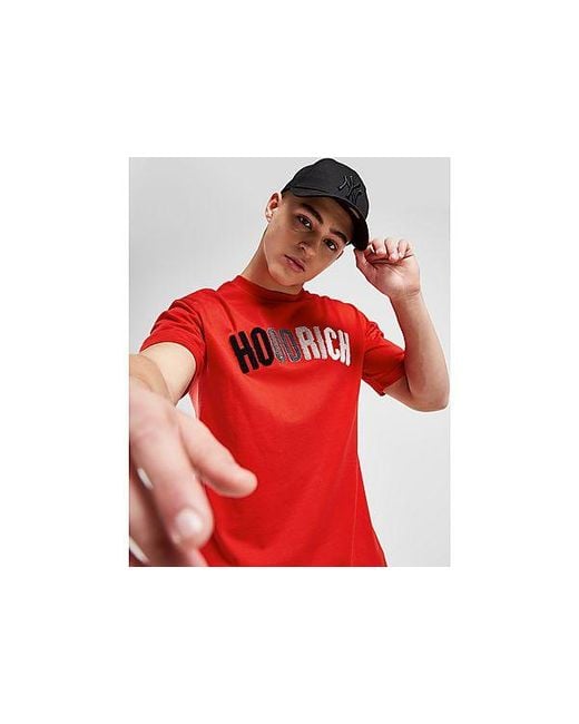 Hoodrich Red Kraze T-shirt for men
