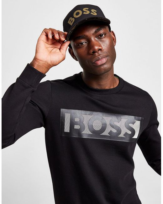 BOSS by HUGO BOSS Bold Gold Cap in Black | Lyst UK