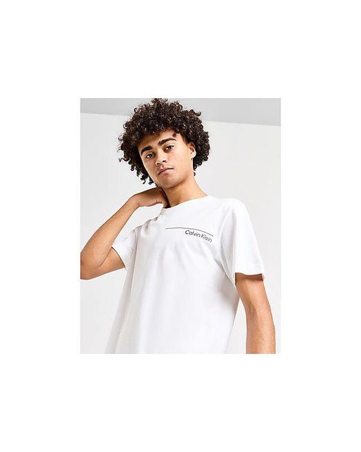 T-shirt Calvin Klein pour homme en coloris Black