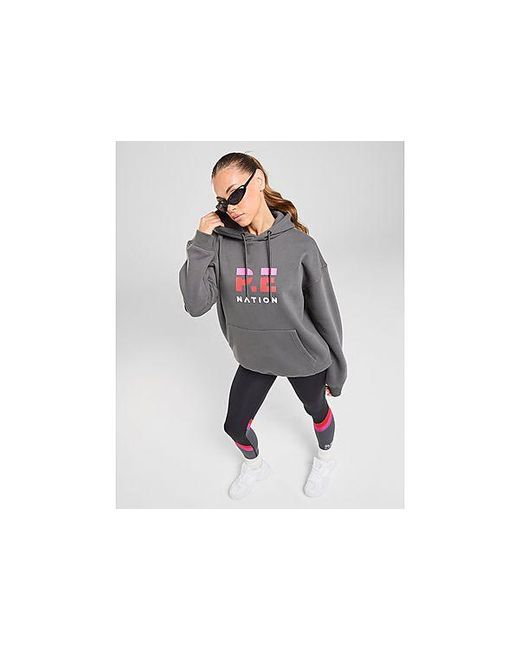 P.E Nation Freeride Overhead Hoodie in Black Lyst UK