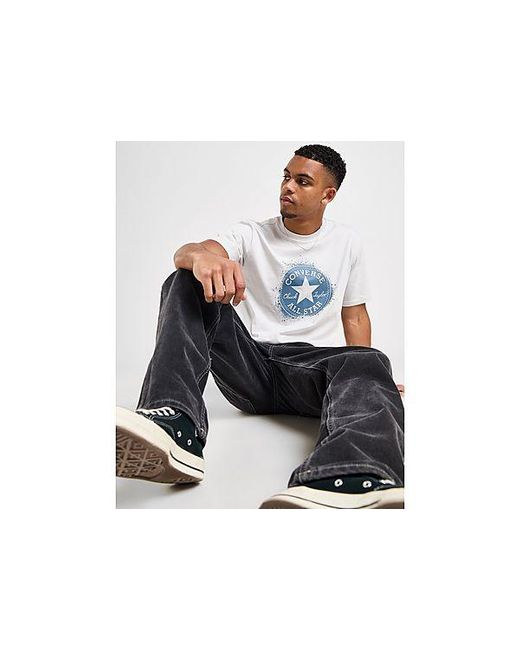Converse Black Chuck Distressed Spray T-shirt for men