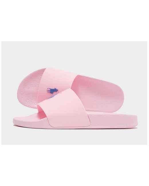 Polo Ralph Lauren Pink Cayson Slides