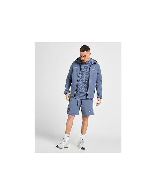 Short Paris Saint-Germain Tech Fleece Nike pour homme en coloris Blue