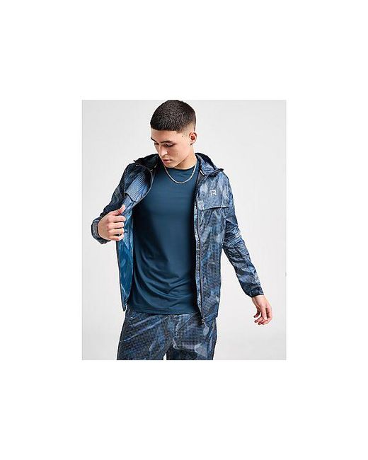 Reprimo Blue Tide Reflect Grid Jacket for men