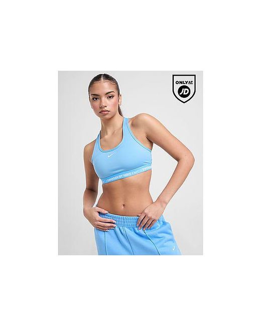 Training Medium Support Swoosh Sports Bra Nike en coloris Blue