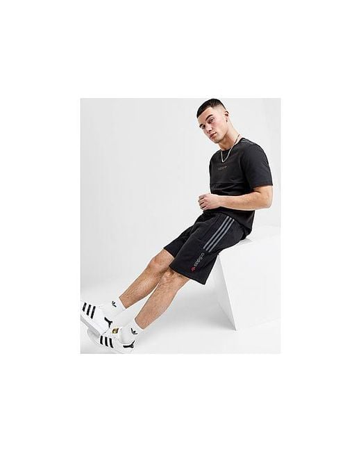 Adidas Originals Black Cutline Shorts for men