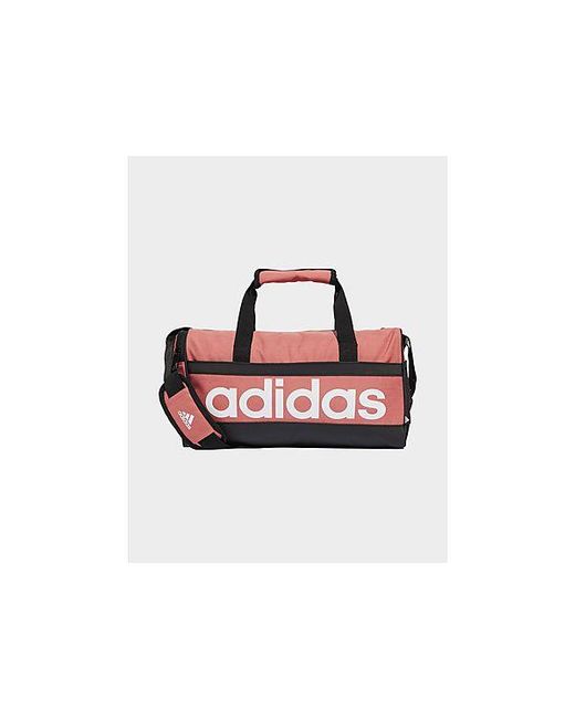 Adidas Black Essentials Linear Duffel Bag Extra Small