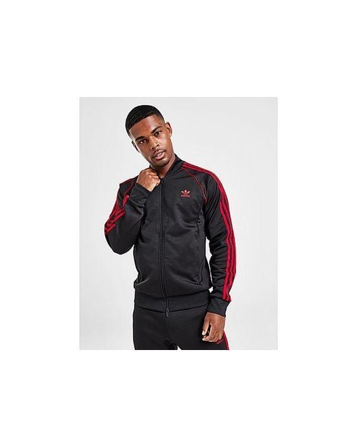 adidas Originals Sst Track Top in Black for Men Lyst UK