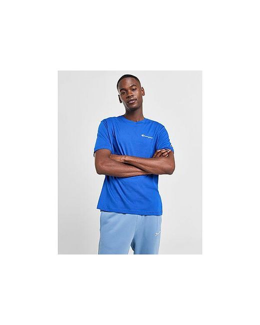 Champion Blue Small Logo T-shirt for men