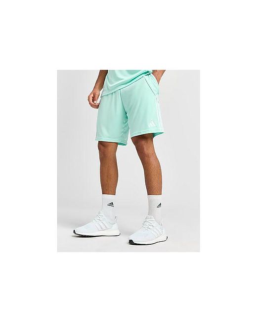 Adidas Blue Tiro Poly Shorts for men