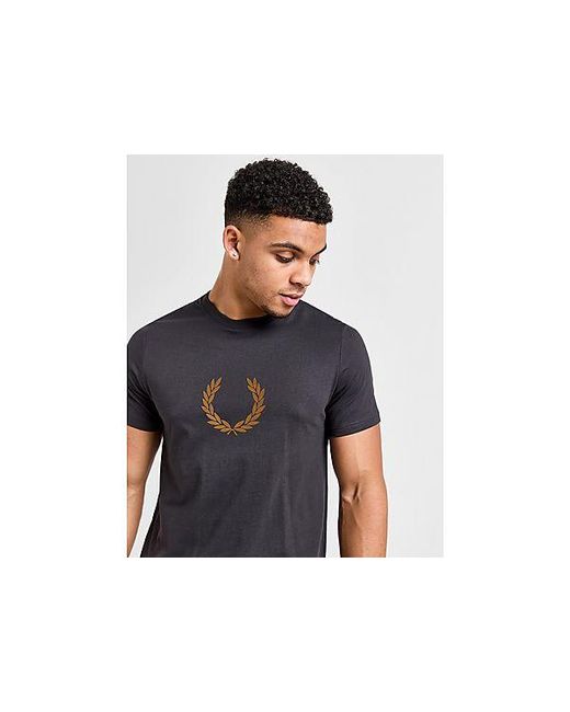 Fred Perry Black Laurel Wreath T-shirt for men