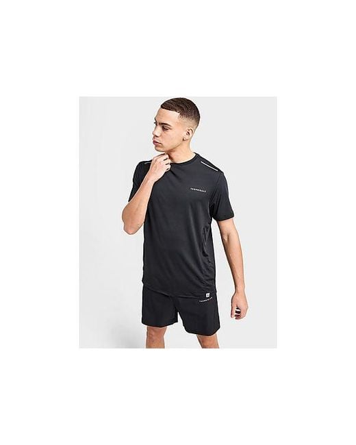 TECHNICALS Black Nopeus T-shirt for men