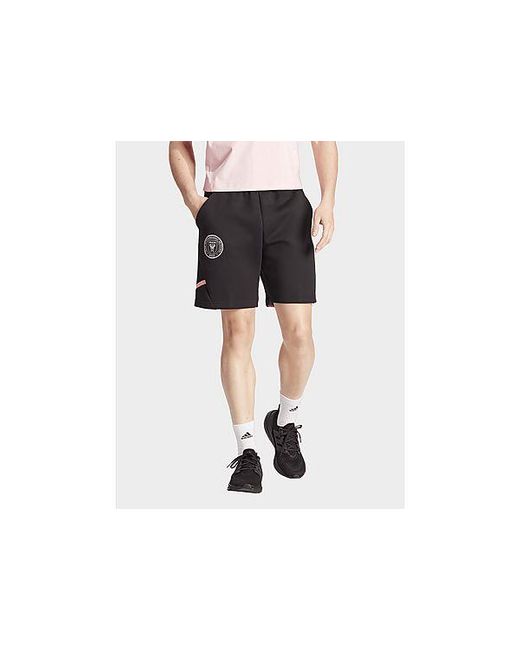 Adidas Black Inter Miami Cf Designed For Gameday Travel Shorts for men