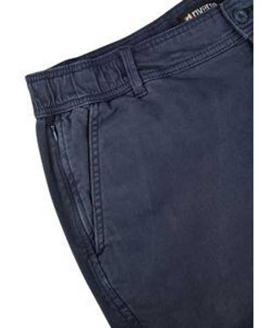Riverso Shorts Herren Stretch Regular Fit Rivconnor in Blue für Herren