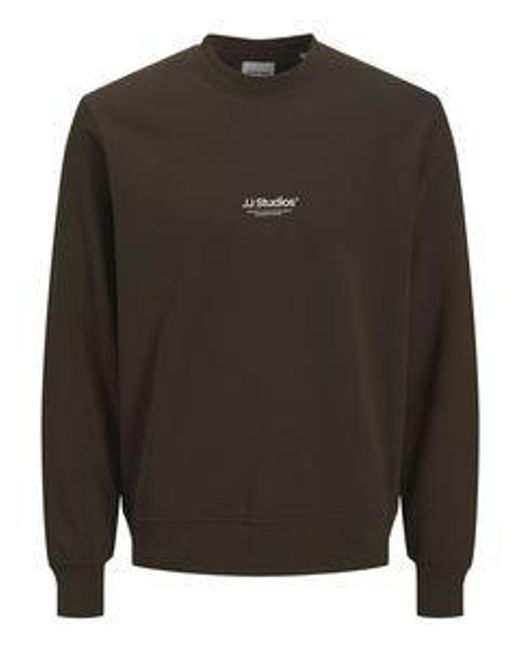 Jack & Jones Herren Sweatshirt Jjesoho Sweat Crew Neck in Brown für Herren