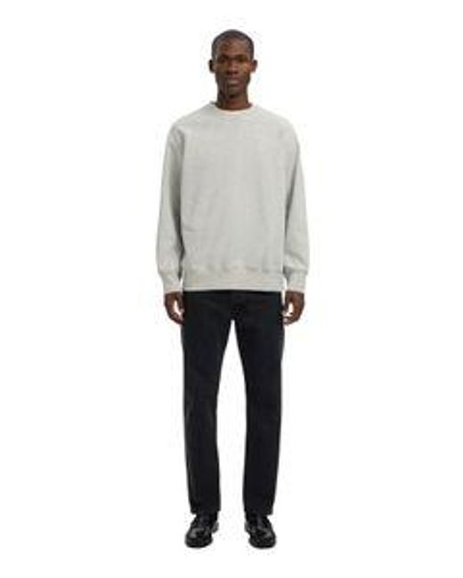 SELECTED Selected Herren Rundhals Sweatshirt Slhrelaxaron Ls Raglan Sweat in Gray für Herren