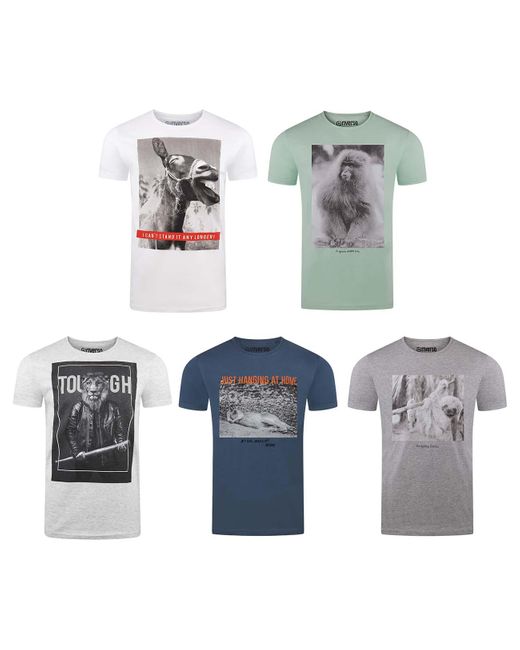 Riverso Herren T-Shirt Rivcharly Regular Fit in Green für Herren