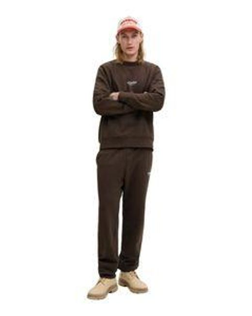 Jack & Jones Herren Sweatshirt Jjesoho Sweat Crew Neck in Brown für Herren