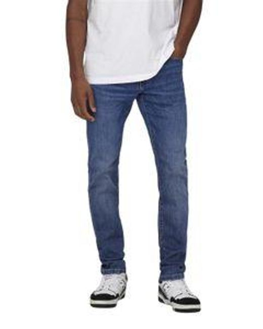 Only & Sons Herren Jeans Onsweft Reg 6755 in Blue für Herren