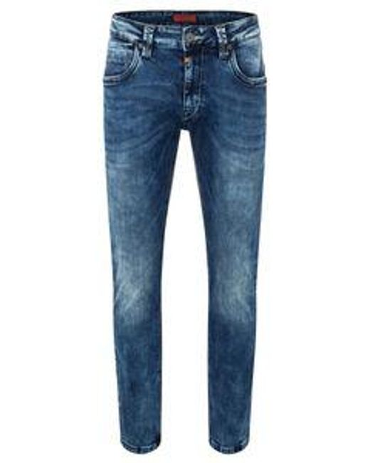 Timezone Herren Jeans Slim Eduardotz Mid Waist in Blue für Herren