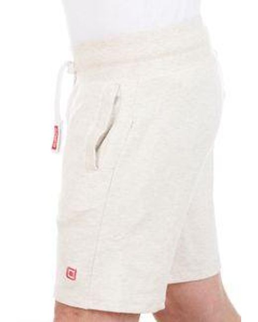 Riverso Kurze Hosen Herren Sport Mit Taschen Regular Fit Rivmoritz in White für Herren